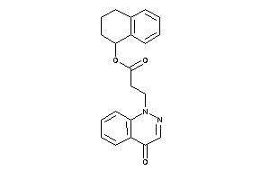 Image of 3-(4-ketocinnolin-1-yl)propionic Acid Tetralin-1-yl Ester