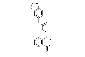 3-(4-ketocinnolin-1-yl)propionic Acid Indan-5-yl Ester