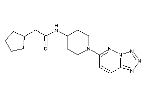 2-cyclopentyl-N-[1-(tetrazolo[5,1-f]pyridazin-6-yl)-4-piperidyl]acetamide