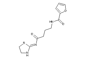 N-[4-keto-4-(thiazolidin-2-ylideneamino)butyl]-2-furamide