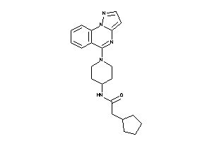 2-cyclopentyl-N-(1-pyrazolo[1,5-a]quinazolin-5-yl-4-piperidyl)acetamide