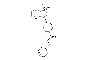 1-(1,1-diketo-1,2-benzothiazol-3-yl)isonipecot Cyclohex-3-en-1-ylmethyl Ester