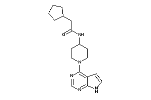 2-cyclopentyl-N-[1-(7H-pyrrolo[2,3-d]pyrimidin-4-yl)-4-piperidyl]acetamide