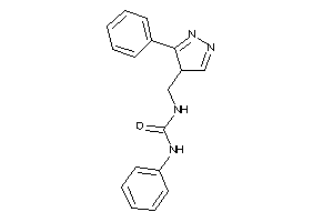 1-phenyl-3-[(3-phenyl-4H-pyrazol-4-yl)methyl]urea