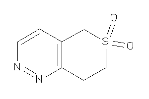 Image of 7,8-dihydro-5H-thiopyrano[4,3-c]pyridazine 6,6-dioxide