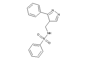 N-[(3-phenyl-4H-pyrazol-4-yl)methyl]benzenesulfonamide