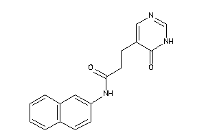 3-(6-keto-1H-pyrimidin-5-yl)-N-(2-naphthyl)propionamide