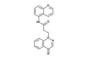 3-(4-ketocinnolin-1-yl)-N-(5-quinolyl)propionamide
