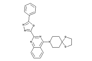 8-[2-(5-phenyl-1,3,4-oxadiazol-2-yl)quinazolin-4-yl]-1,4-dioxa-8-azaspiro[4.5]decane