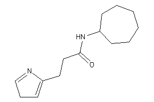 Image of N-cycloheptyl-3-(3H-pyrrol-5-yl)propionamide