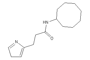 Image of N-cyclooctyl-3-(3H-pyrrol-5-yl)propionamide