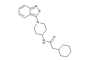 N-[1-(2,1-benzothiazol-3-yl)-4-piperidyl]-2-cyclohexyl-acetamide