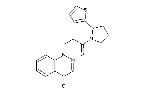 1-[3-keto-3-[2-(2-thienyl)pyrrolidino]propyl]cinnolin-4-one