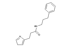 Image of N-(3-phenylpropyl)-3-(3H-pyrrol-5-yl)propionamide