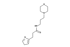 N-(3-morpholinopropyl)-3-(3H-pyrrol-5-yl)propionamide