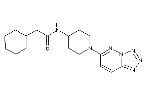 2-cyclohexyl-N-[1-(tetrazolo[5,1-f]pyridazin-6-yl)-4-piperidyl]acetamide