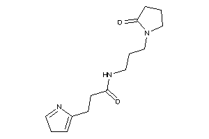 N-[3-(2-ketopyrrolidino)propyl]-3-(3H-pyrrol-5-yl)propionamide