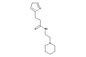 Image of N-(2-piperidinoethyl)-3-(3H-pyrrol-5-yl)propionamide