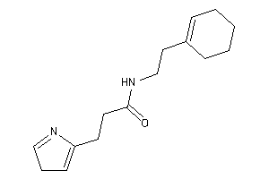 Image of N-(2-cyclohexen-1-ylethyl)-3-(3H-pyrrol-5-yl)propionamide