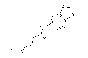 Image of N-(1,3-benzodioxol-5-yl)-3-(3H-pyrrol-5-yl)propionamide