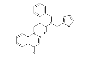 N-benzyl-N-(2-furfuryl)-3-(4-ketocinnolin-1-yl)propionamide