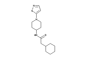 2-cyclohexyl-N-(1-isothiazol-5-yl-4-piperidyl)acetamide