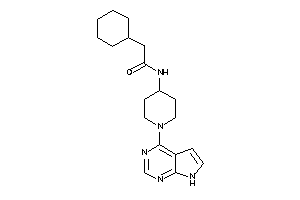 2-cyclohexyl-N-[1-(7H-pyrrolo[2,3-d]pyrimidin-4-yl)-4-piperidyl]acetamide