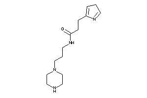 N-(3-piperazinopropyl)-3-(3H-pyrrol-5-yl)propionamide