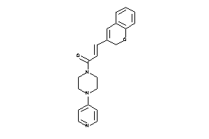 3-(2H-chromen-3-yl)-1-[4-(4-pyridyl)piperazino]prop-2-en-1-one