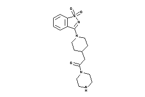 2-[1-(1,1-diketo-1,2-benzothiazol-3-yl)-4-piperidyl]-1-piperazino-ethanone