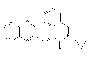 3-(2H-chromen-3-yl)-N-cyclopropyl-N-(3-pyridylmethyl)acrylamide