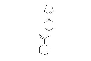 2-(1-isothiazol-5-yl-4-piperidyl)-1-piperazino-ethanone