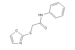 2-(oxazol-2-ylthio)-N-phenyl-acetamide