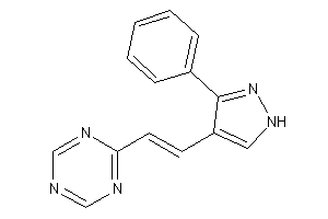 2-[2-(3-phenyl-1H-pyrazol-4-yl)vinyl]-s-triazine