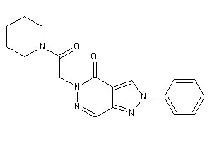 5-(2-keto-2-piperidino-ethyl)-2-phenyl-pyrazolo[3,4-d]pyridazin-4-one