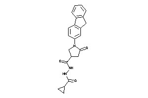 N'-(cyclopropanecarbonyl)-1-(9H-fluoren-2-yl)-5-keto-pyrrolidine-3-carbohydrazide