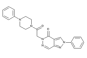 5-[2-keto-2-(4-phenylpiperazino)ethyl]-2-phenyl-pyrazolo[3,4-d]pyridazin-4-one