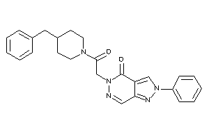 Image of 5-[2-(4-benzylpiperidino)-2-keto-ethyl]-2-phenyl-pyrazolo[3,4-d]pyridazin-4-one