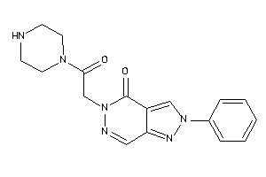 5-(2-keto-2-piperazino-ethyl)-2-phenyl-pyrazolo[3,4-d]pyridazin-4-one