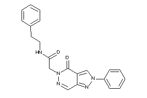 2-(4-keto-2-phenyl-pyrazolo[3,4-d]pyridazin-5-yl)-N-phenethyl-acetamide