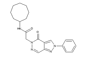 N-cyclooctyl-2-(4-keto-2-phenyl-pyrazolo[3,4-d]pyridazin-5-yl)acetamide