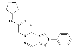 N-cyclopentyl-2-(4-keto-2-phenyl-pyrazolo[3,4-d]pyridazin-5-yl)acetamide