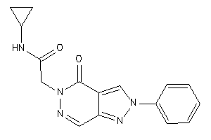 N-cyclopropyl-2-(4-keto-2-phenyl-pyrazolo[3,4-d]pyridazin-5-yl)acetamide