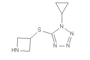 5-(azetidin-3-ylthio)-1-cyclopropyl-tetrazole