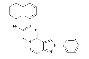 2-(4-keto-2-phenyl-pyrazolo[3,4-d]pyridazin-5-yl)-N-tetralin-1-yl-acetamide