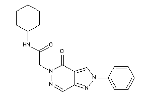 N-cyclohexyl-2-(4-keto-2-phenyl-pyrazolo[3,4-d]pyridazin-5-yl)acetamide