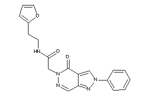 N-[2-(2-furyl)ethyl]-2-(4-keto-2-phenyl-pyrazolo[3,4-d]pyridazin-5-yl)acetamide