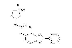 N-(1,1-diketothiolan-3-yl)-2-(4-keto-2-phenyl-pyrazolo[3,4-d]pyridazin-5-yl)acetamide