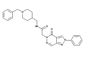 N-[(1-benzyl-4-piperidyl)methyl]-2-(4-keto-2-phenyl-pyrazolo[3,4-d]pyridazin-5-yl)acetamide