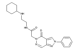 N-[2-(cyclohexylamino)ethyl]-2-(4-keto-2-phenyl-pyrazolo[3,4-d]pyridazin-5-yl)acetamide